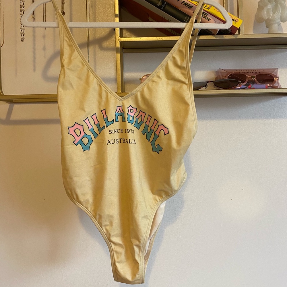 Yellow billabong one piece